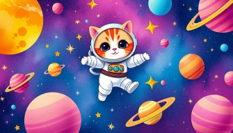 Space Cat Wallpaper