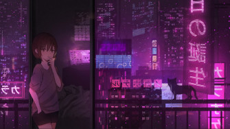 New Day Lofi Hip Hop Rain In 4k R Wallpaperengine