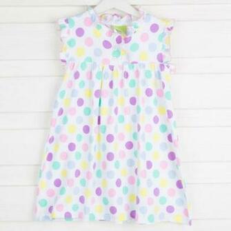 Pastel Polka Dots Gown White Spring Fever Poppy