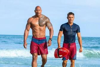Dwayne Johnson And Zac Efron In Baywatch Wallpaper HD Movies 4k
