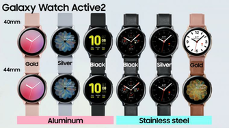 Samsung Galaxy Watch Active Colors And Types