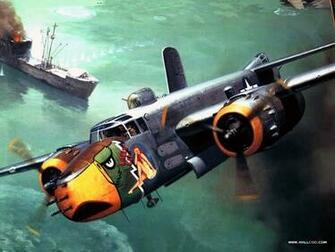 Air Combat Painting Wwii Aircraft By Roy Grinnell Wallpaper