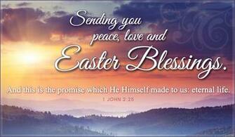 Easter Blessings Ecard Email Personalized Cards