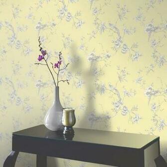 Arthouse Chinoise Wallpaper In Yellow