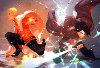 Naruto Vs Sasuke HD Wallpaper