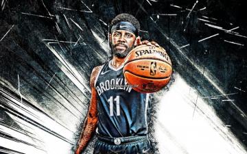 Wallpaper 4k Kyrie Irving Grunge Art Nba Brooklyn