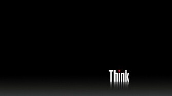 Think Black Desktop Pc And Mac Wallpaper