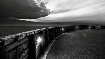 Black And White Clouds Wallpaper