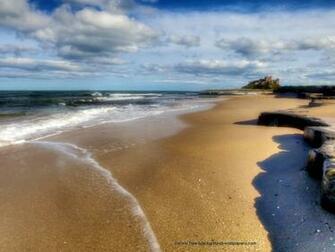 Beach Waves Castle Background Wallpaper Pixels