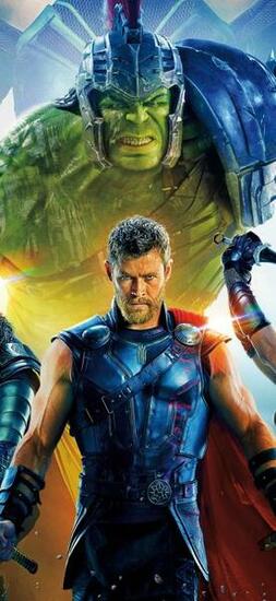 Thor Ragnarok Valkyrie Loki Hulk