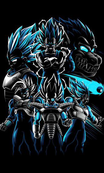 Dragon Ball Z Team 4k iPhone HD Wallpaper Image