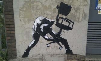 Banksy Artwork HD Wallpaper