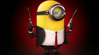 Minions Wallpaper HD Gun