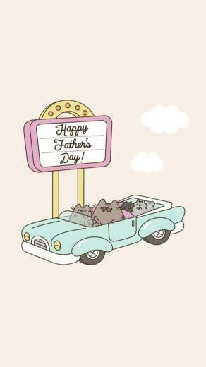 Pusheen Fathers Day Wallpaper Awesome HD