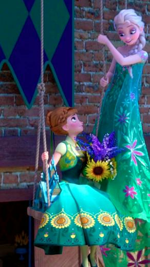 Frozen Fever Phone Wallpaper Elsa And Anna Photo