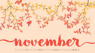 November Wallpaper HD