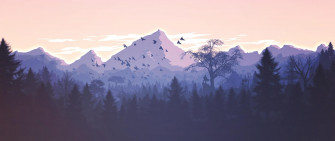 Mountain Art Wallpaper