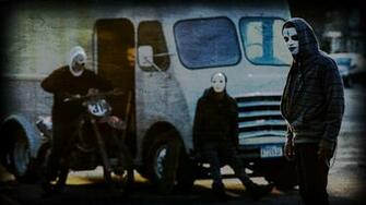 The Purge Anarchy Horror Sci Fi Thriller Dark Wallpaper
