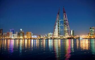 Cityscape City Skyscraper Bahrain World Trade Centers Manama