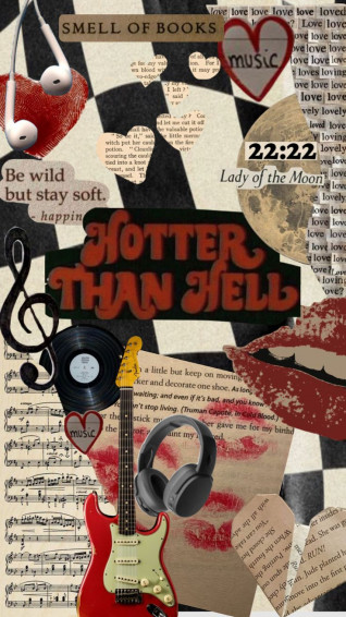 Vintage Vibes Music Wallpaper Art Love Is All