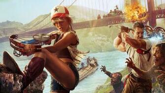 Dead Island Fighting Zombies Game HD Wallpaper StylishHDwallpaper