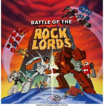 Gobots Battle Of The Rock Lords Publicity Cel And Background