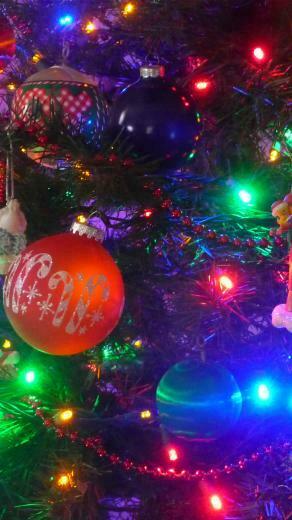 Colorful Christmas Lights Decoration iPhone Plus HD Wallpaper Ipod