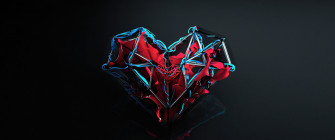 Love Heart Wallpaper 4k Dark Aesthetic