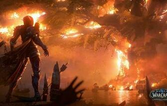 Wallpaper Fire Flame Undead Teldrassil