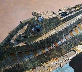 Jules Vernes Nautilius Submarine In Scajules Verne Nautilus