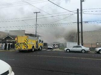 Dozens Of Firefighters Responded To A Blaze Friday At Kalihi