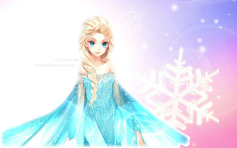 Elsa Wallpaper By Sachidashie