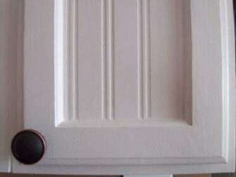 Beadboard Wallpaper Kitchen Cabinet Makeover For The Home