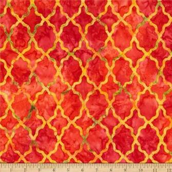 Moroccan Lattice Background Paprika