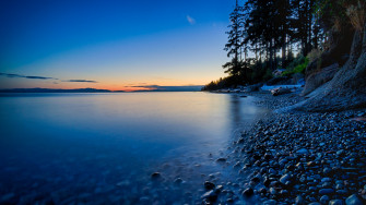 Beautiful Sunset Sea Sky Scenery Landscape 4k Wallpaper HD Nature
