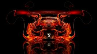 Car Fire Wallpaper Toyota Supra Super