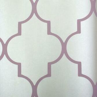 Mood Living Alahambra Light Purple On Silver Wallpaper