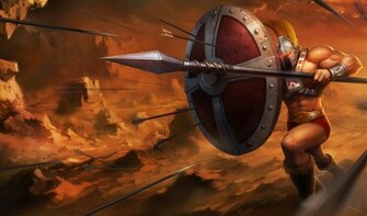 Pantheon Spartan League Of Legends A07 HD Wallpaper