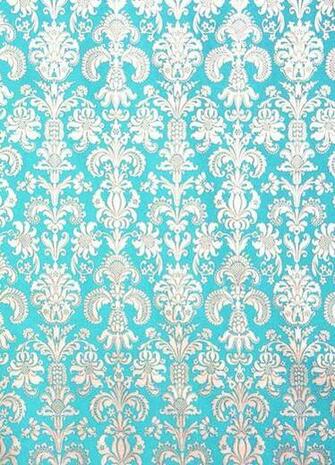 Tiffany Blue Damask Phone Wallpaper