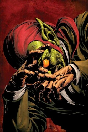 Green Goblin I4 Drawns Cartoons Wallpaper For iPhone