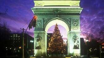New York Christmas Wallpaper