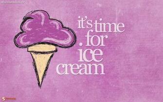 Time For Ice Cream Desktop Pc And Mac Wallpaper