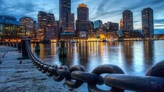HD Boston Skyline Wallpaper Net
