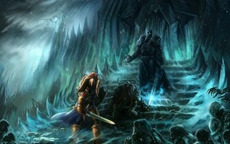 Games Arthas Vs Lich King Wow Wallpaper Background HD