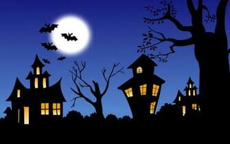 Halloween Night Wallpaper Stock Photos