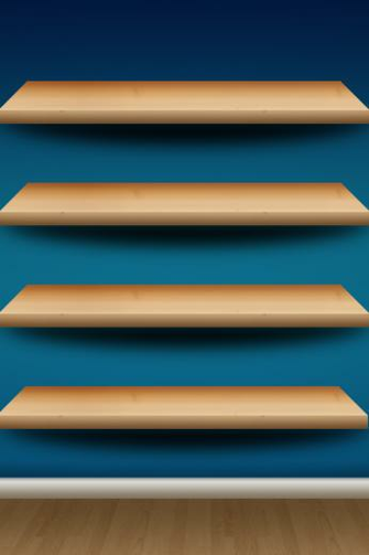 Icon Shelf Simply Beautiful iPhone Wallpaper