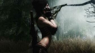 The Elder Scrolls V Skyrim Girl Forest Game Wallpaper