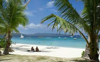 Tropical Beach Wallpaper Poster Desktop
