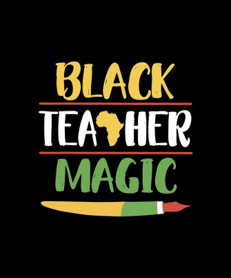 Black Teacher Magic Art Digital By Thomas Brunker