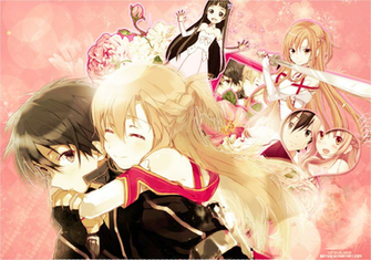 Wallpaper Asuna Y Kirito By Hutsku